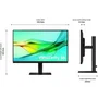 Samsung ViewFinity S6 S24D600UAUXEN Monitor 24 QHD IPS 100Hz Negro